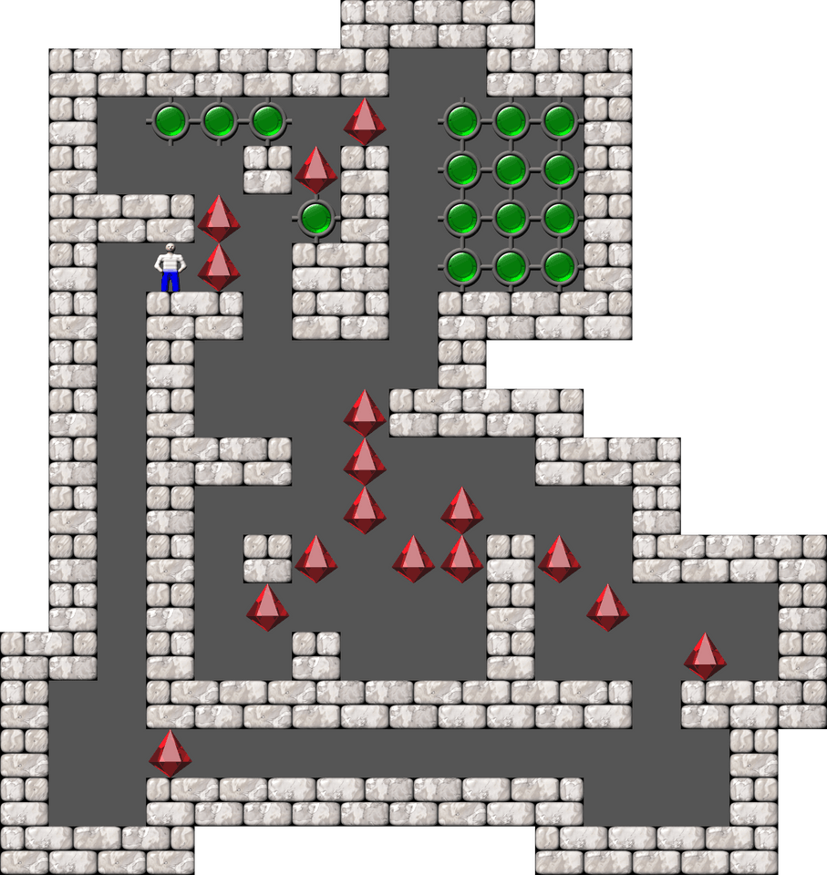 Sokoban Mass Remodel level 978